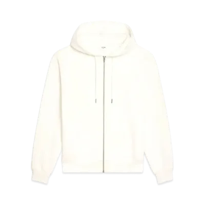 CELINE Loose Sweatshirt / Cotton Fleece "Off White/Black"