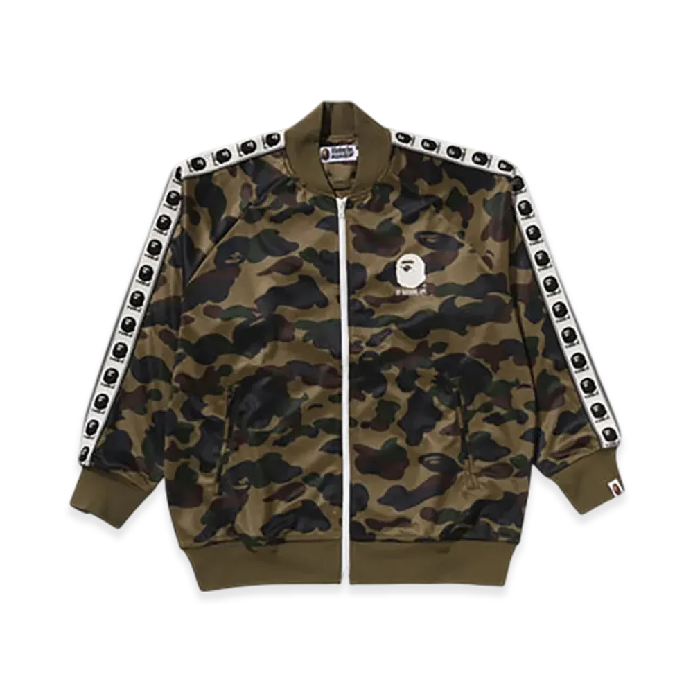 A BATHING APE 1St Camo Relaxed Fit Track Jacket "Green"