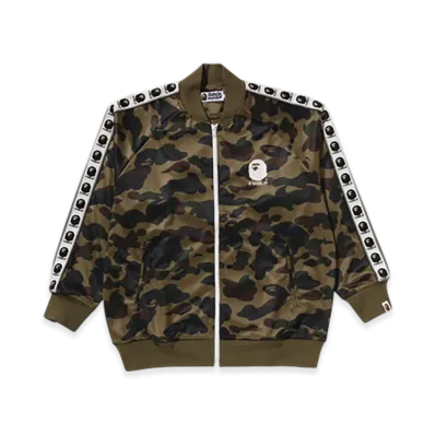 A BATHING APE 1St Camo Relaxed Fit Track Jacket "Green"