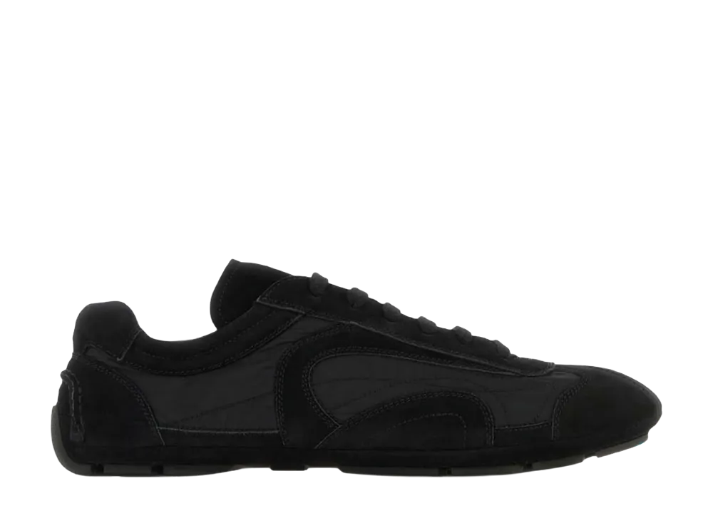 PRADA Montecarlo Re-Edition 2005 Suede Sneakers "Black"