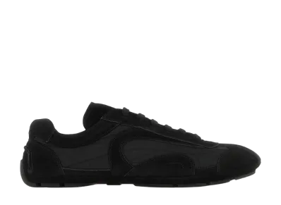 PRADA Montecarlo Re-Edition 2005 Suede Sneakers "Black"