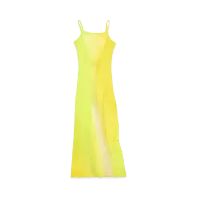 Acne Studios Strap Dress "Acid Yellow"