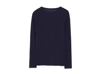 Yohji Yamamoto 80/-COSMORAMA HIGH GAUGE PS RN L-SLV "Navy"