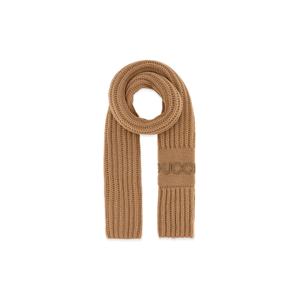 GUCCI Women's Wool Blend Scarf "Camel"