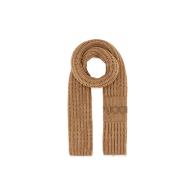 GUCCI Women's Wool Blend Scarf "Camel"