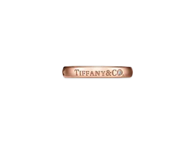 Tiffany & Co. Band Ring Diamond 18K "Rose Gold"