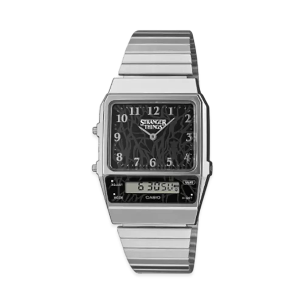 Casio x Stranger Things AQ-800EST-1AJR "Silver"