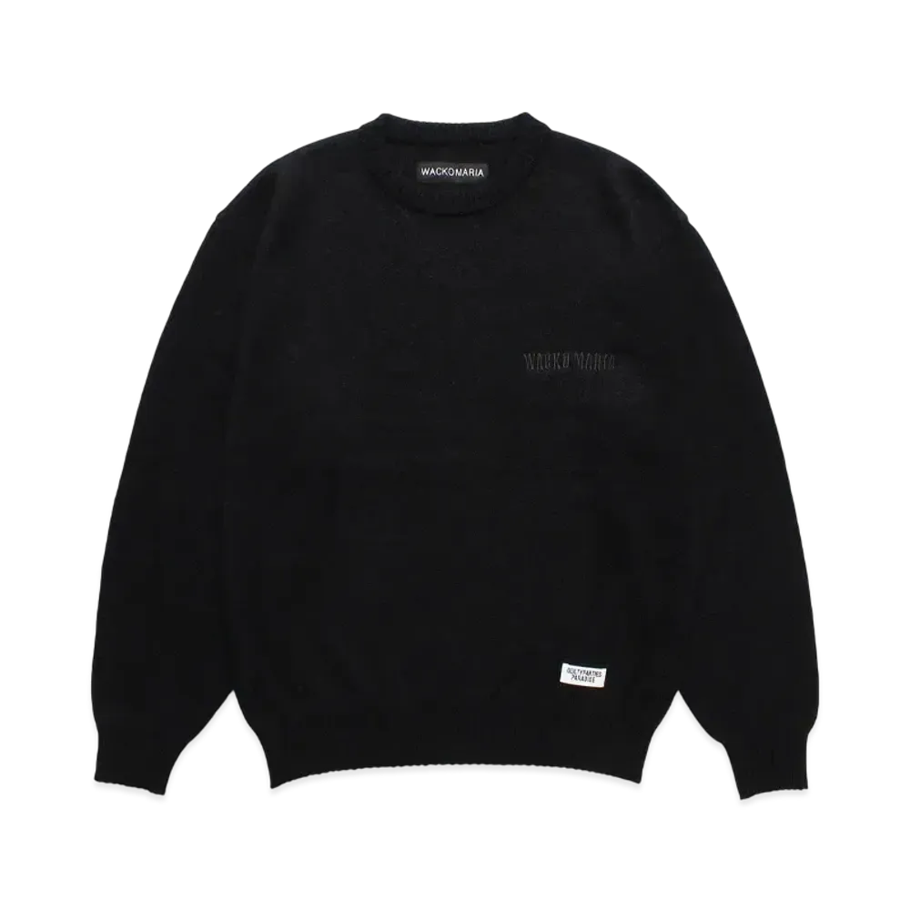 WACKO MARIA Mohair Knit Sweater "Black"