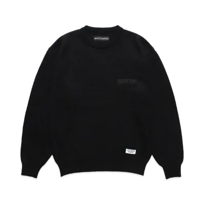 WACKO MARIA Mohair Knit Sweater "Black"