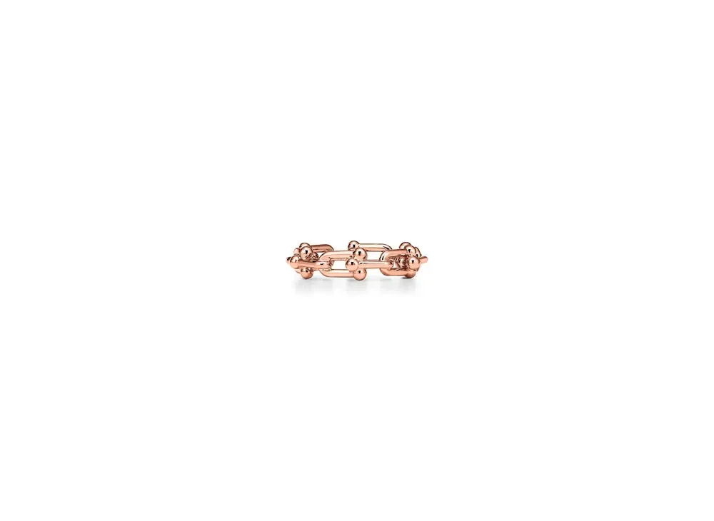 Tiffany & Co. Tiffany HardWear Micro Link Ring 18K "Rose Gold"