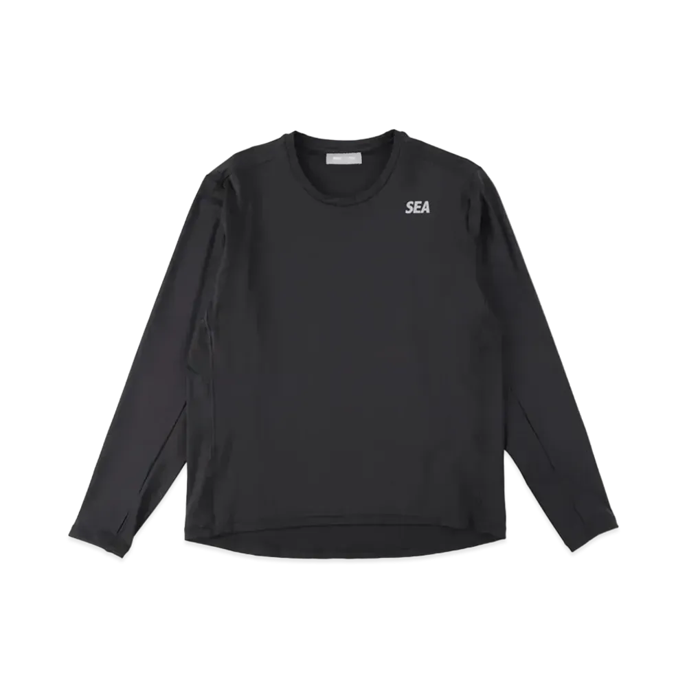 WIND AND SEA WDS (GET FIT BACK ) L/S TOP "Black"