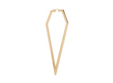 GUCCI Large Single Triangle Earrings "Gold"