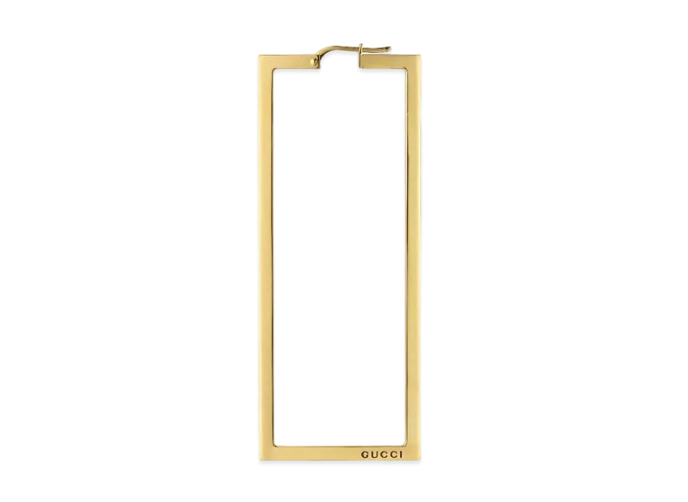 GUCCI Large Rectangle Single Earring