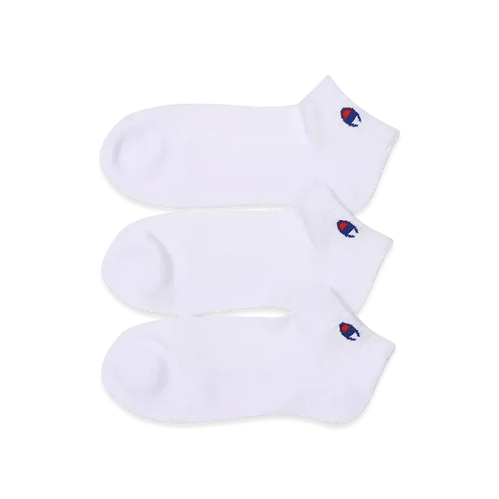 Champion 3-Pair Sneakers In Socks "White"