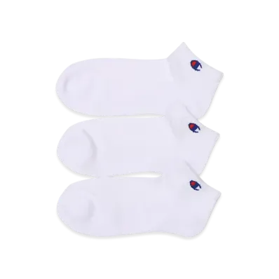 Champion 3-Pair Sneakers In Socks "White"