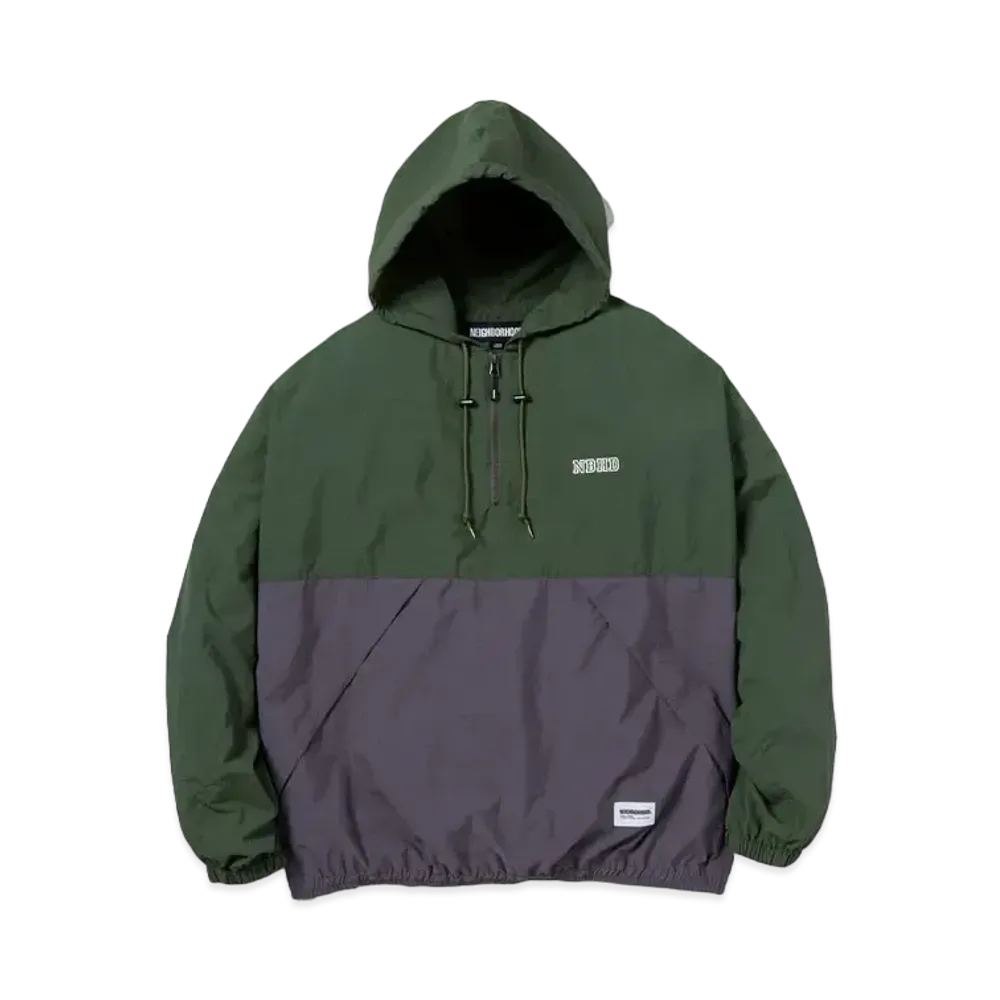 NEIGHBORHOOD Bicolor Anorak Jacket "Green"
