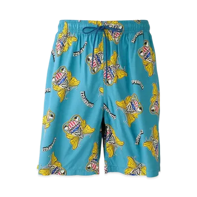 HYSTERIC GLAMOUR Levitated Girl Easy Shorts "Other Blue"