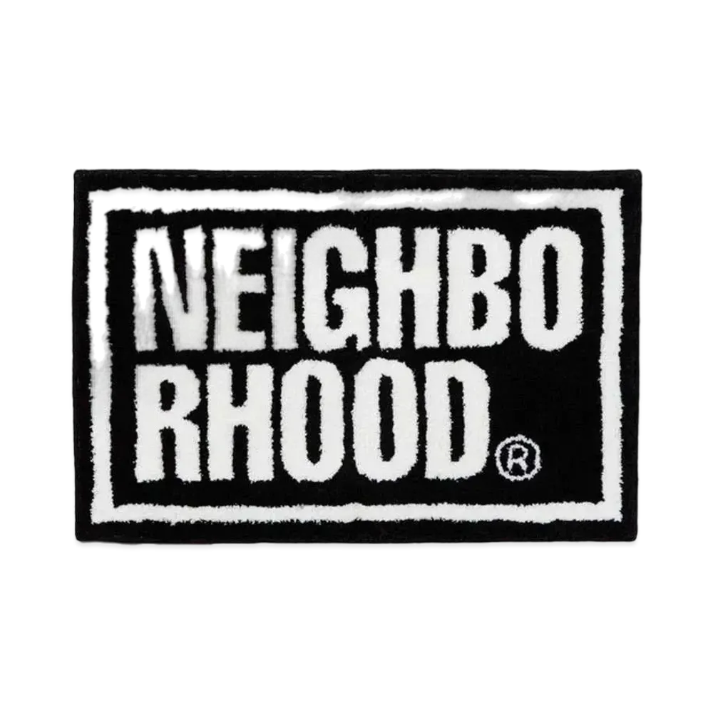 NEIGHBORHOOD NH x Gallery 1950 . Square Rug Mat "Black"