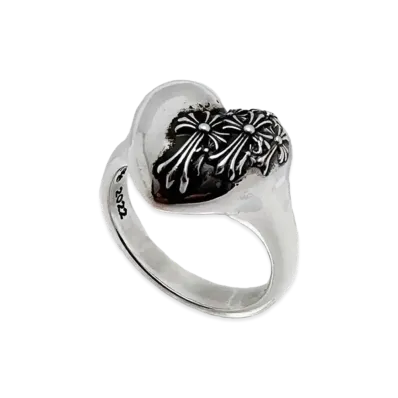 Chrome Hearts RIP Heart Ring "Silver"