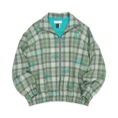 FACETASM Original Transparent Check Jacket "Green Check"