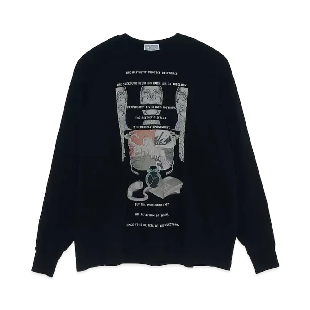 Cav Empt (C.E) MD DECENTRE LONG SLEEVE T "Black"