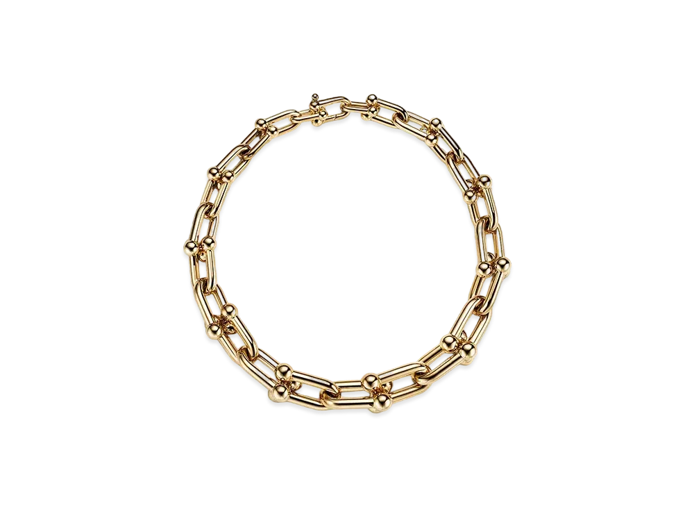 Tiffany & Co. Tiffany HardWear Bold Graduated Link Necklace "Yellow Gold"