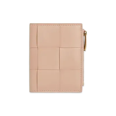 Bottega Veneta Cassette Small Bi-Fold Wallet "Lotus"
