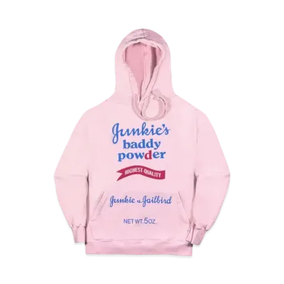 Richardson X HYSTERIC GLAMOUR JUNKIE'S BADDY POWDER HOODIE "Pink"