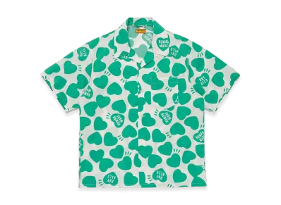 HUMAN MADE Bangkok Heart Aloha Shirt "Green"