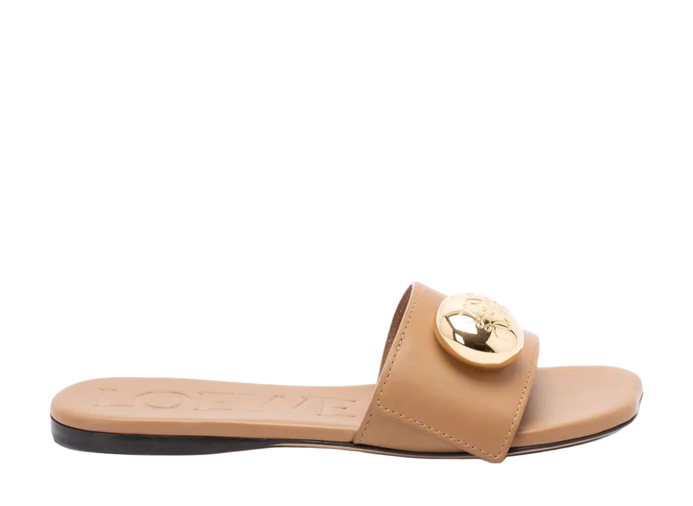 LOEWE Women's Pebble Slide "Oak"