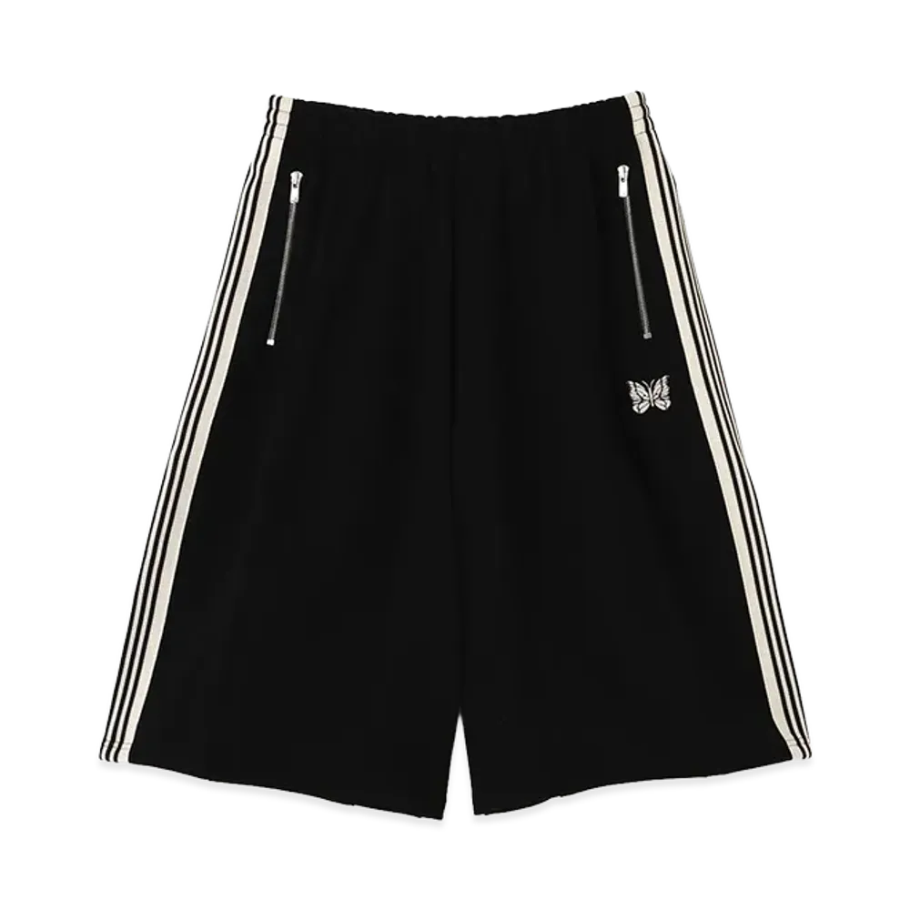 NEEDLES x LHP H.D.Track Shorts - Cotton Jersey "Black"
