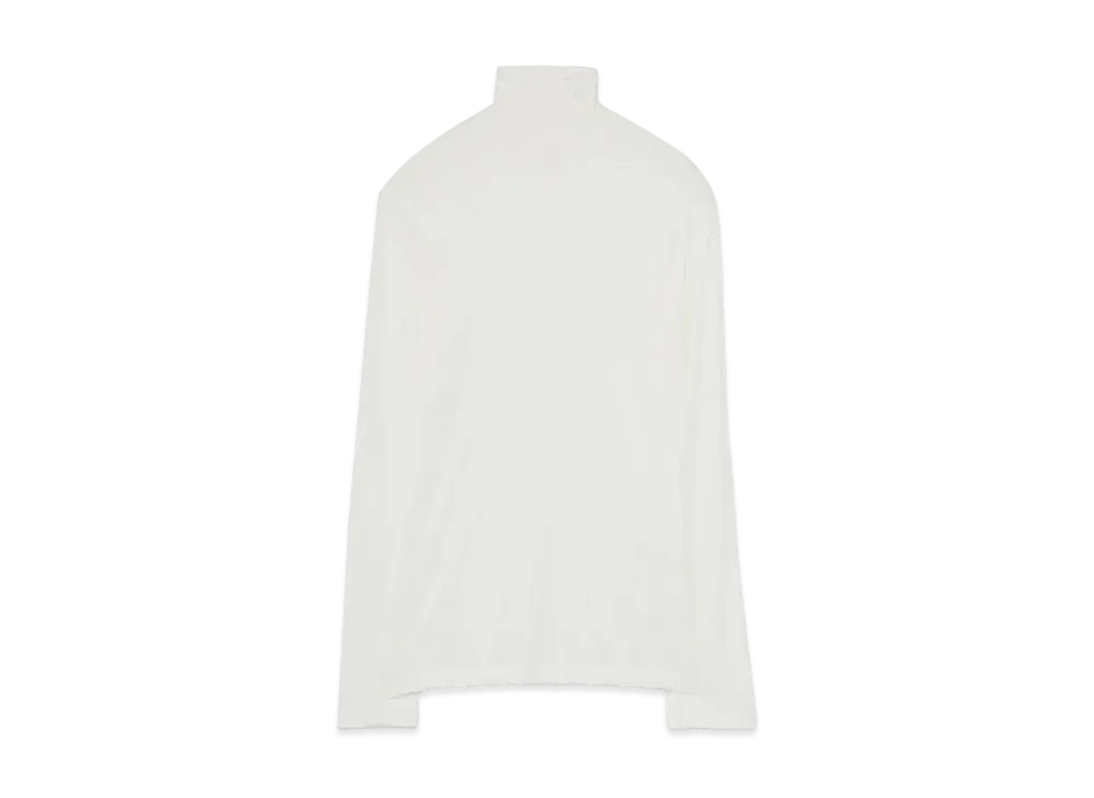 Yohji Yamamoto 80/-COSMORAMA HIGH GAUGE PS RN L-SLV "Off White"