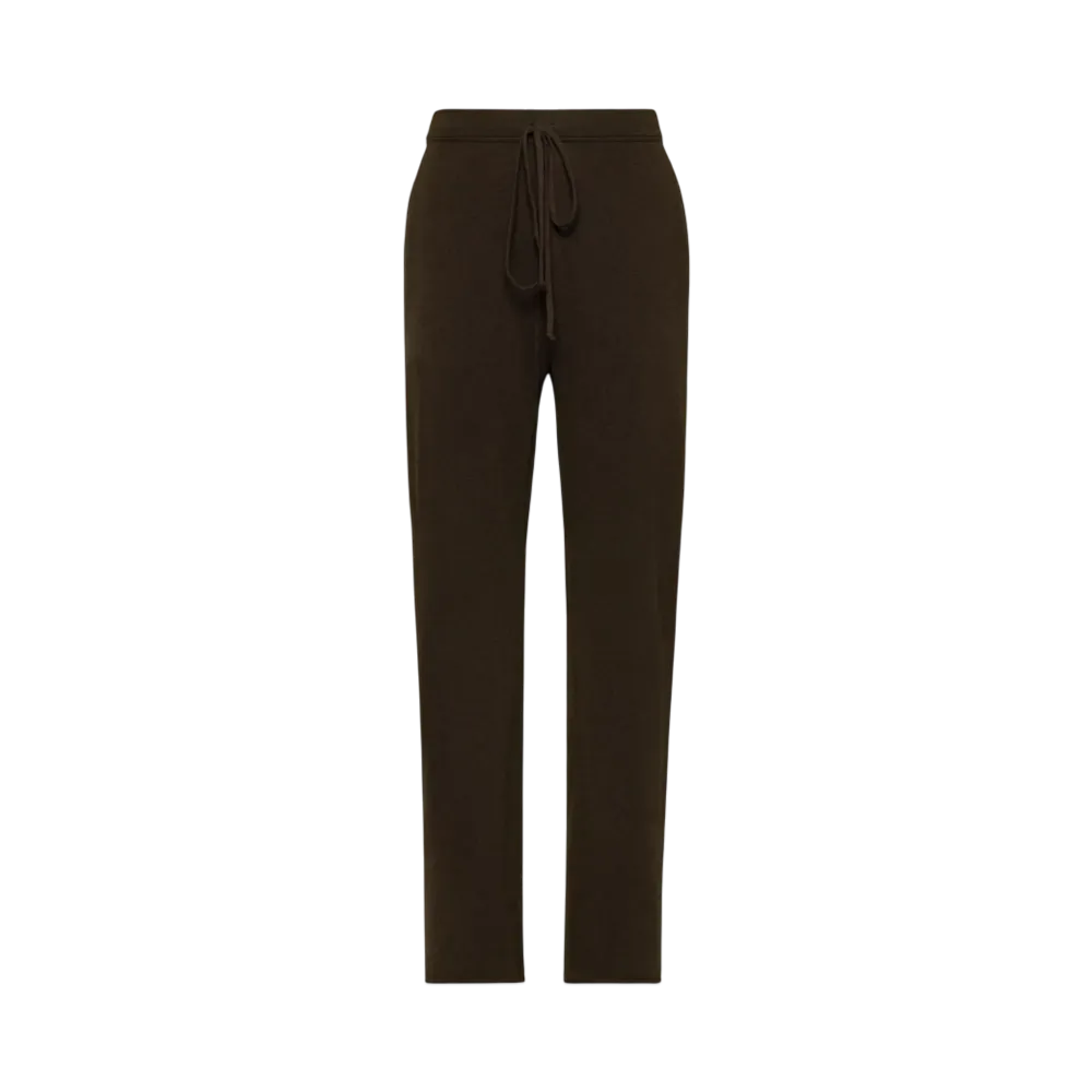 Maison Margiela Men's Cashmere Knit Trousers "Brown"
