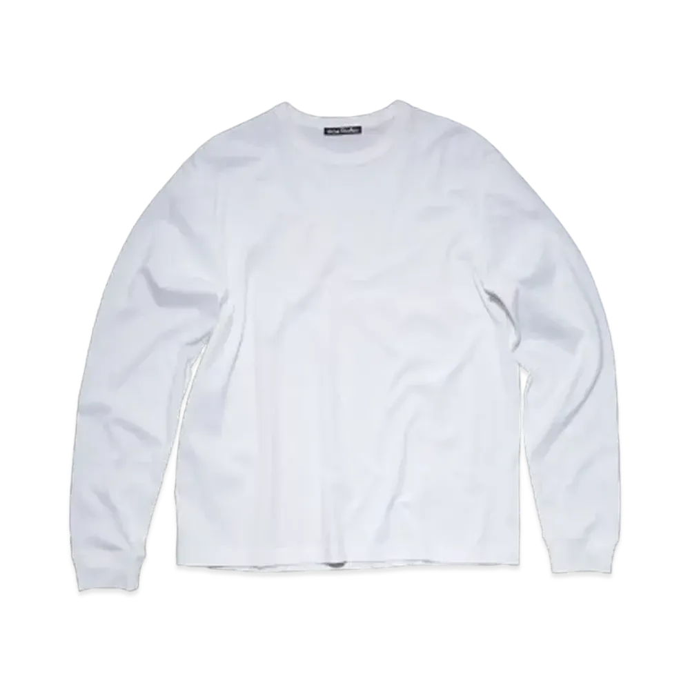 Acne Studios Long Sleeve T-Shirt "Optic White"