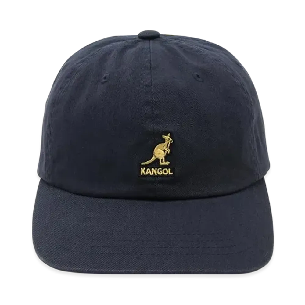 Kangol Washed Baseball Low Cap "Navy"