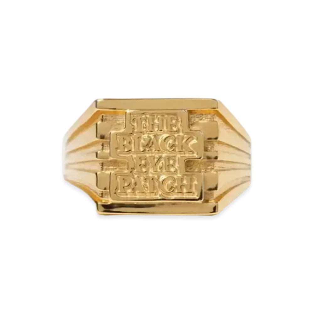 Blackeyepatch OG Label Gold Pinky Ring "Gold"