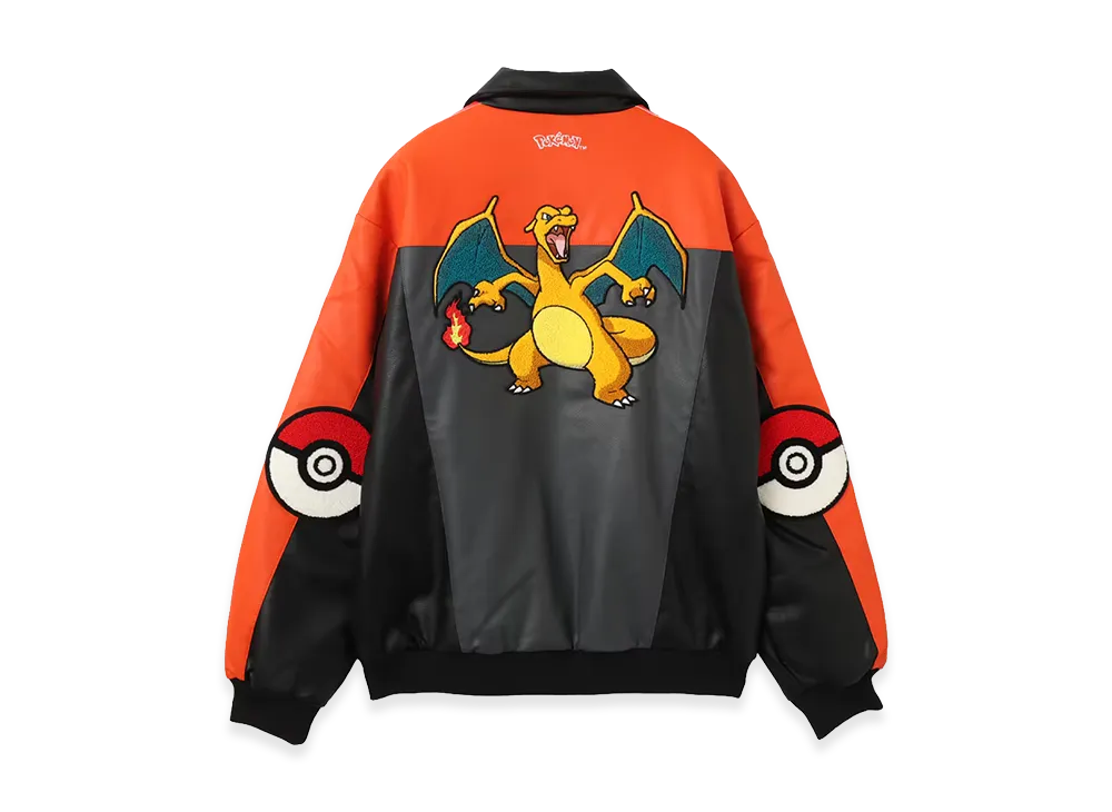 adidas x Pokemon 8-Ball Jacket "Black/Collegiate Orange"