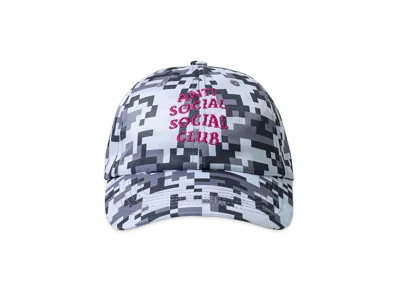 ANTI SOCIAL SOCIAL CLUB x Minecraft Pixel Camo 6P Hats "Grey"