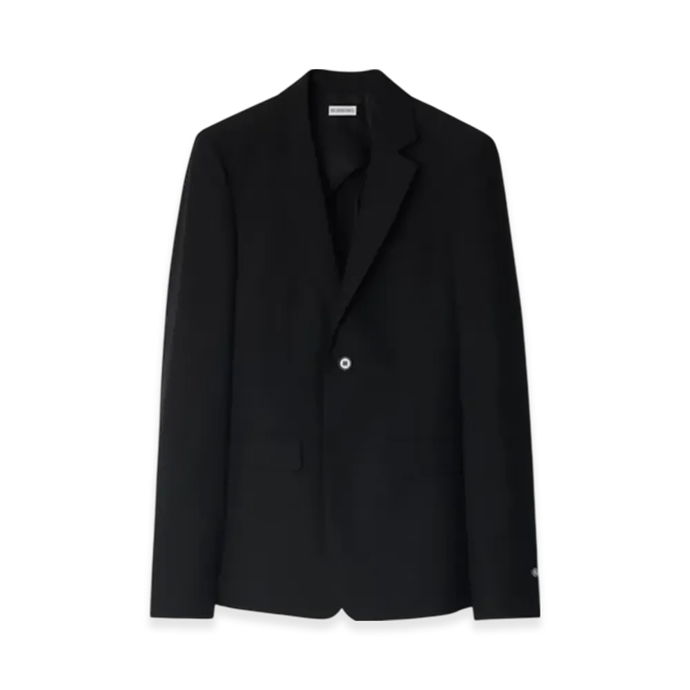 Burberry Wool Mohair Tailored Jacket "Black"