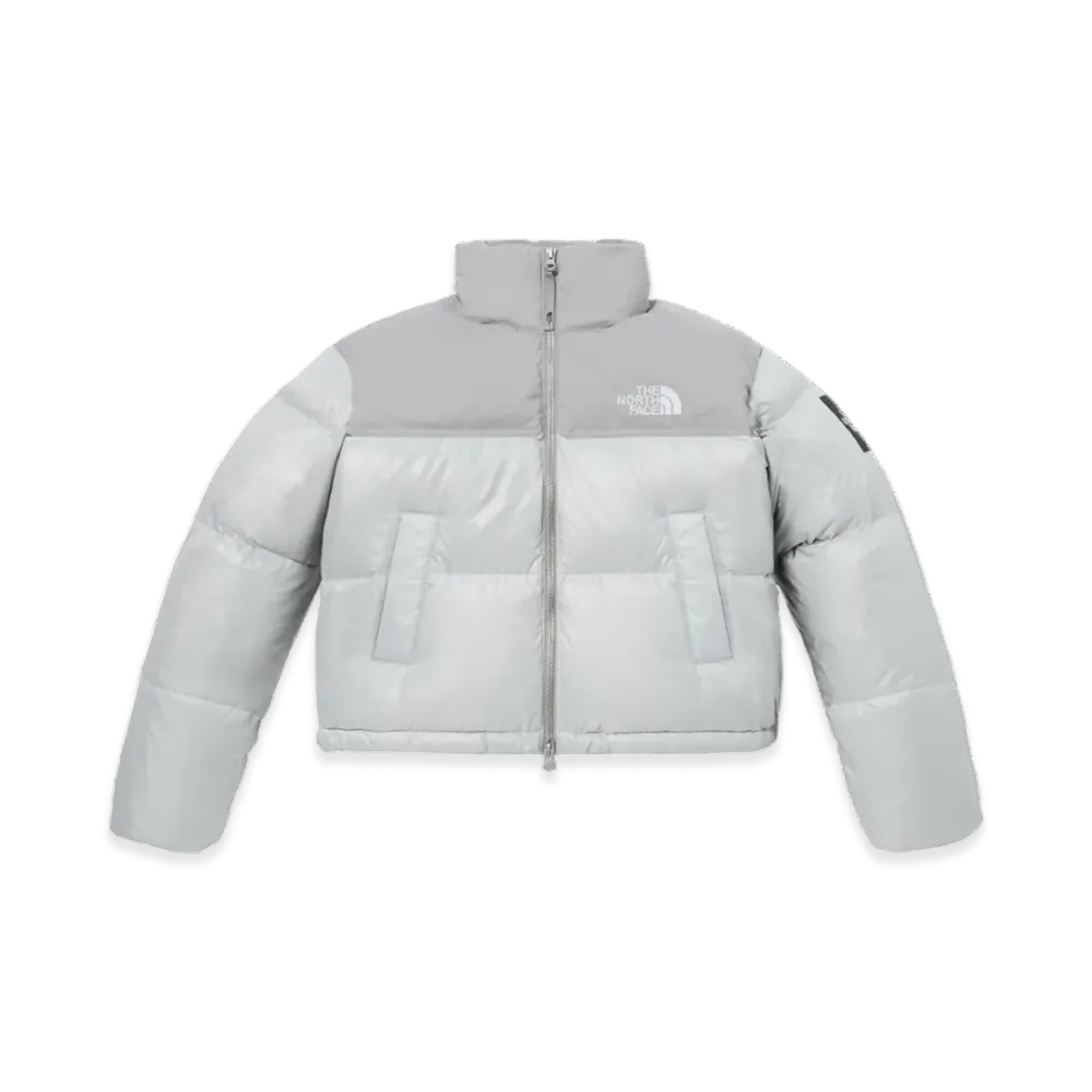 The North Face White Label Novelty Nuptse Down Jacket (W) "Ice Gray"