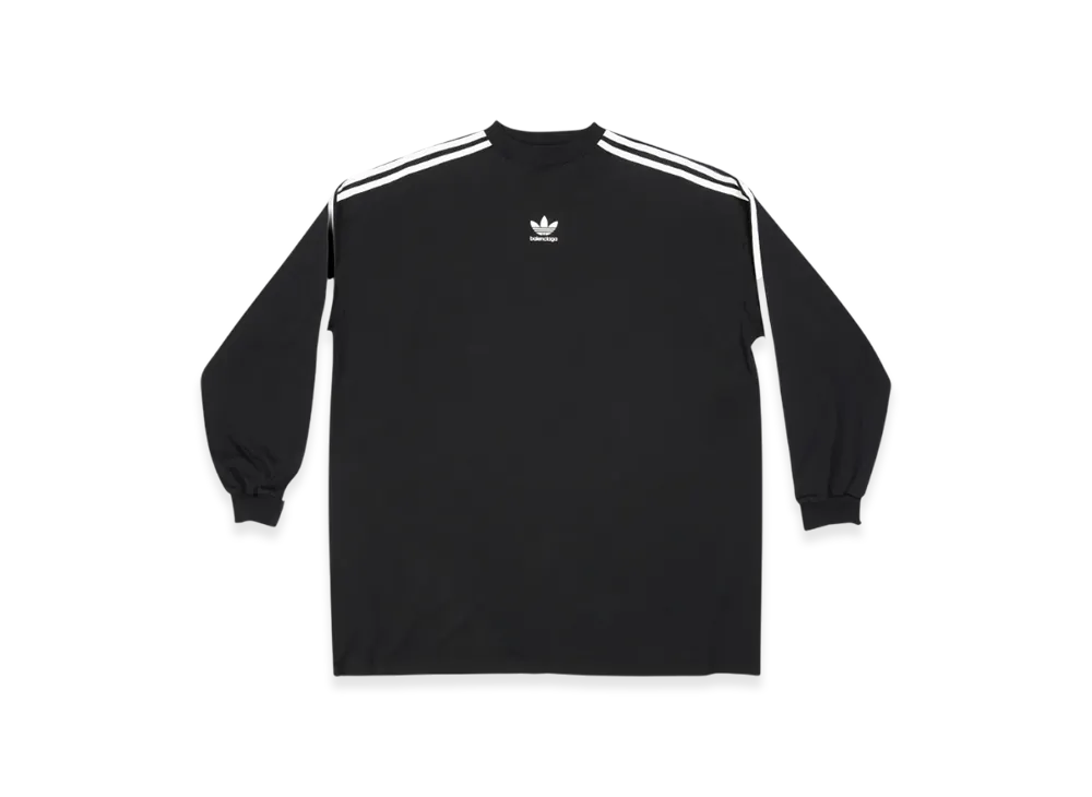 BALENCIAGA x adidas Oversized Long Sleeve T-Shirt "Black"