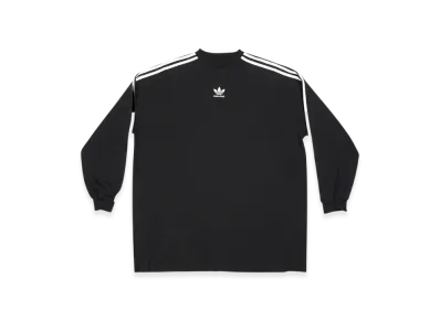 BALENCIAGA x adidas Oversized Long Sleeve T-Shirt "Black"