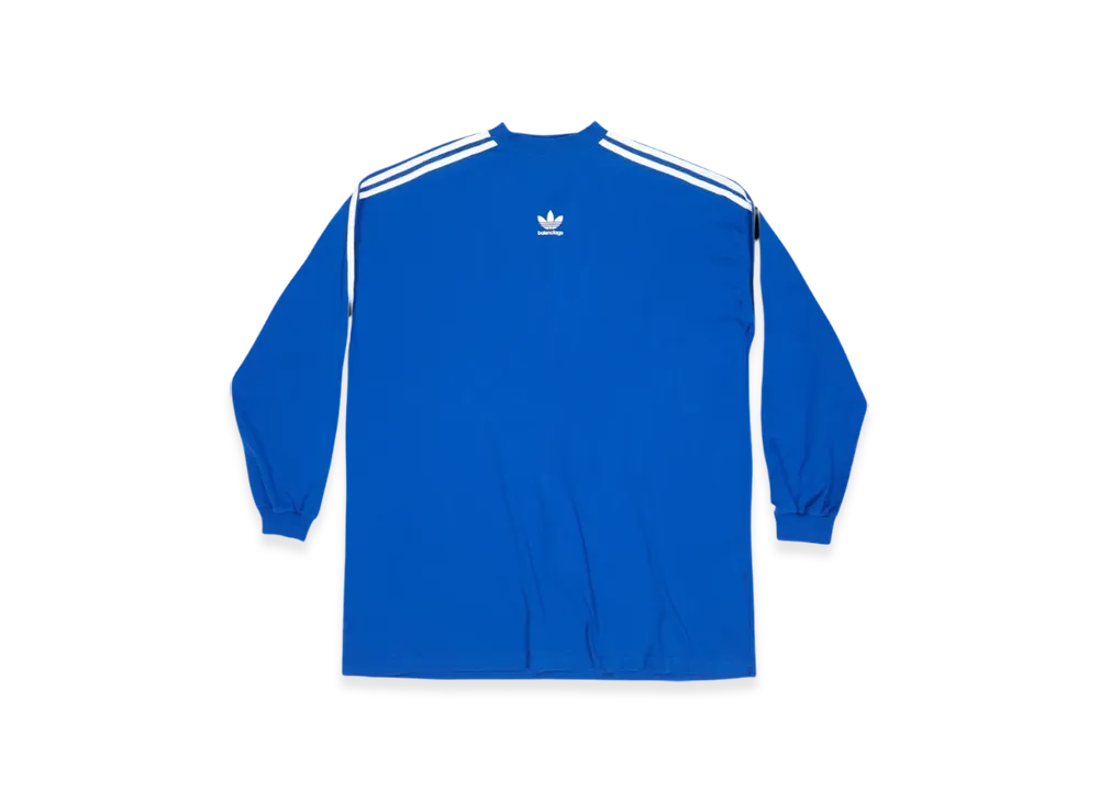 正規品】美品アディダス × バレンシアガコラボTシャツ ブルー XL相当