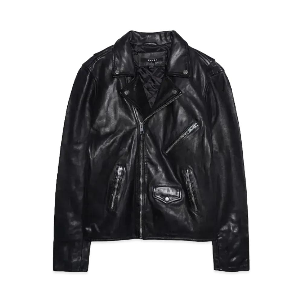 KSUBI CAPITOL LEATHER JACKET BLACK "BLACK"