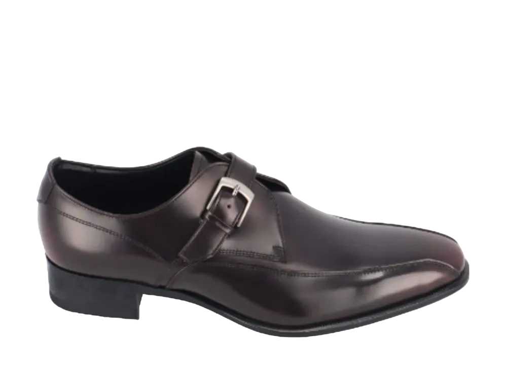 REGAL Monk Strap Calf Leather "Wine" 728RBA4