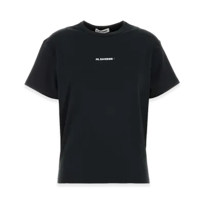 Jil Sander Women's Stretch Polyester Tee "Black"