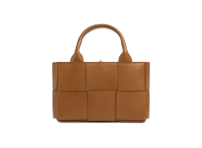 Bottega Veneta Candy Arco Tote Hand Bag "Wood"