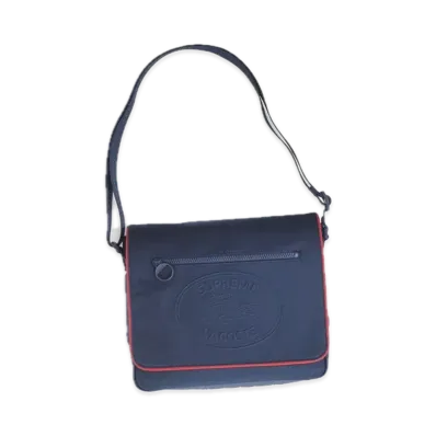 Supreme x LACOSTE Small Messenger Bag "Navy"