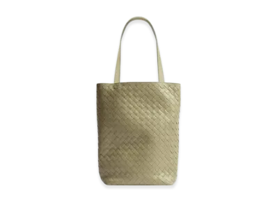Bottega Veneta Small Intrecciato North-South Tote "Travertine"