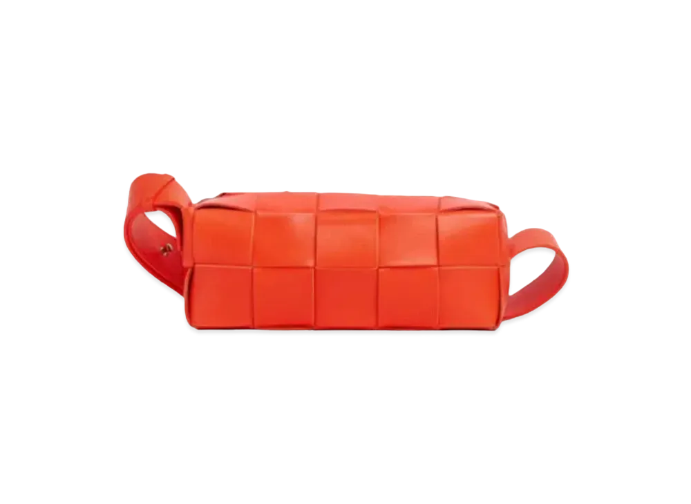 Bottega Veneta Small Brick Cassette Crossbody Bag "Orange"